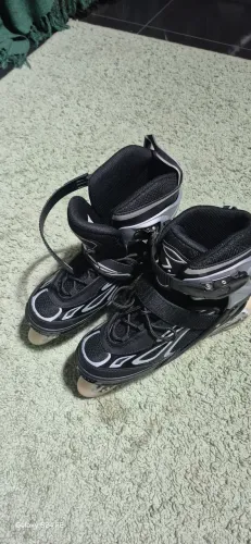 Patins oxer light com tamanho ajustavel com luz na roda 
