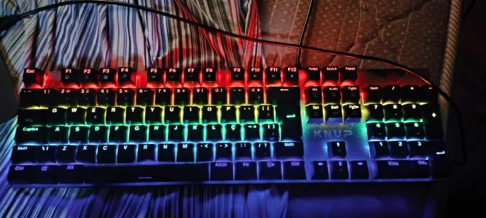 Teclado 100% mecânico knup kp tm010