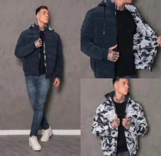 Bobojaco dupla face azul/snow military