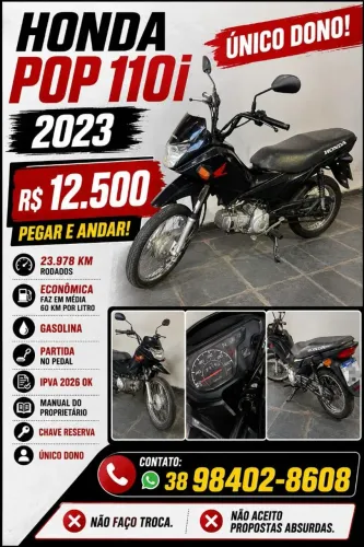 HONDA POP 110I 2023