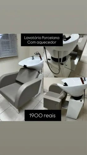 Vendo Lavatório Capri Cuba Porcelana marca Kixiki com aquecedor 