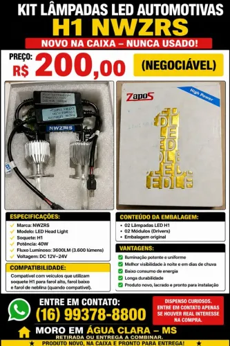 Lâmpada automotiva de LED