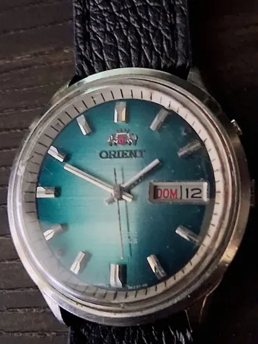 Relógio masculino automático Orient 21 jewels