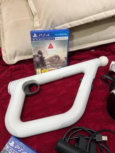VENDO PLAYSTATION VR1 COMPLETO COM 6 JOGOS E MAIS ARMA AIM CONTROLLER