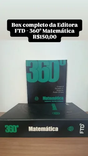 Box completo de Matematica e Fisica 360? da Editora FTD para Enem e Ensino Medio