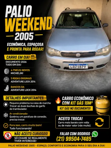 Fiat Palio Weekend ELX 1.3 MPI Flex 8V 4P 2005