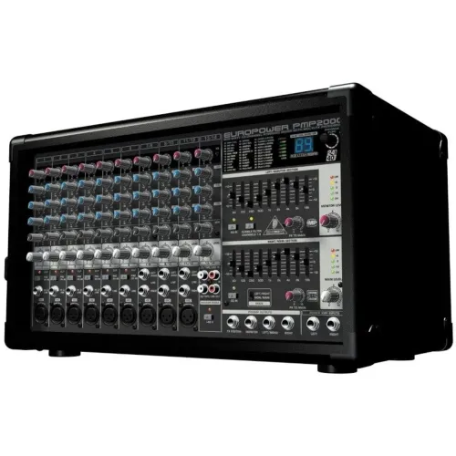 VENDO ou TROCO amplificador potência Behringer PMP 2000, mesa de som mixer cabeçote