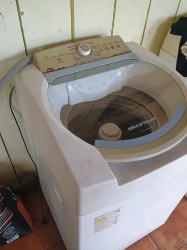 Máquina de lavar roupa Brastemp 11 kg cesto de inox funcionando perfeitamente