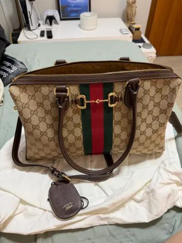 Bolsa Gucci Borsetto Large Boston Bag