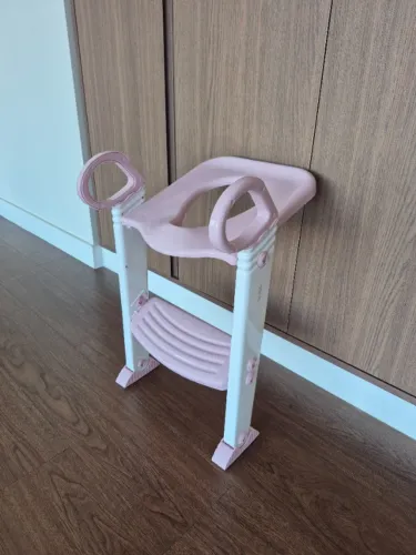 Buba Assento Redutor com Escada, Rosa, 58.5 x 39 x 40.5 cm