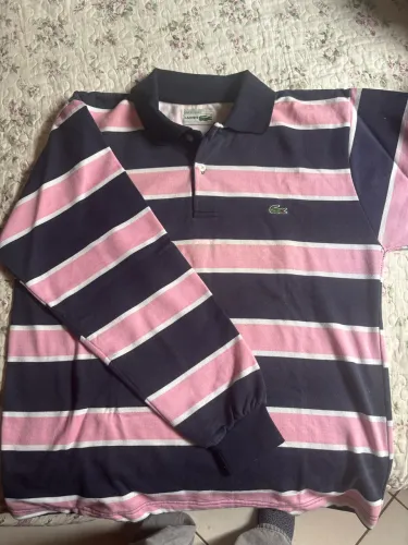 ? Camisa Lacoste Manga Longa Original Made in France - Vintage