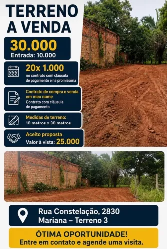 Terreno no Mariana 
