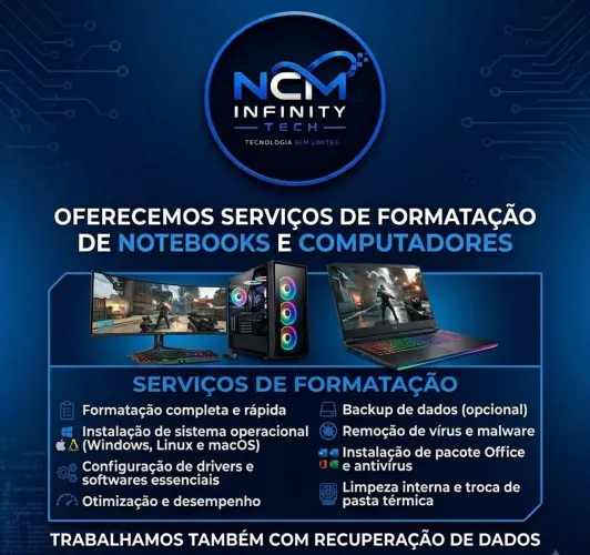 Formatação e manutenção