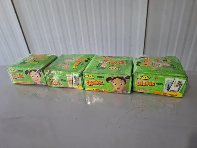Chiclete Buzzy Chaves sabor Hortelã/Menta