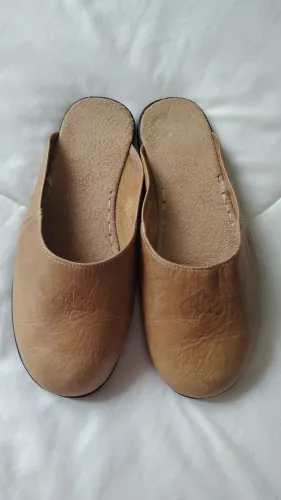 Chinelo campeiro de couro