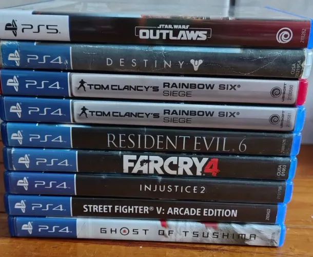Lote jogos PS4 e PS5