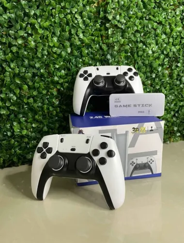 GameStick M15 Pro 4K 64GB Mais De 20000 Jogos E 2 Controles Sem Fio