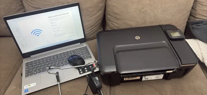 Notebook Lenovo + impressora HP