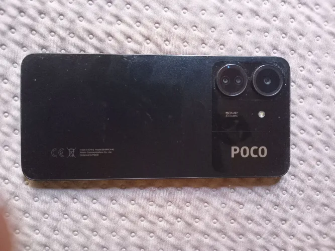 Poco C65 - 256 gb preto novo