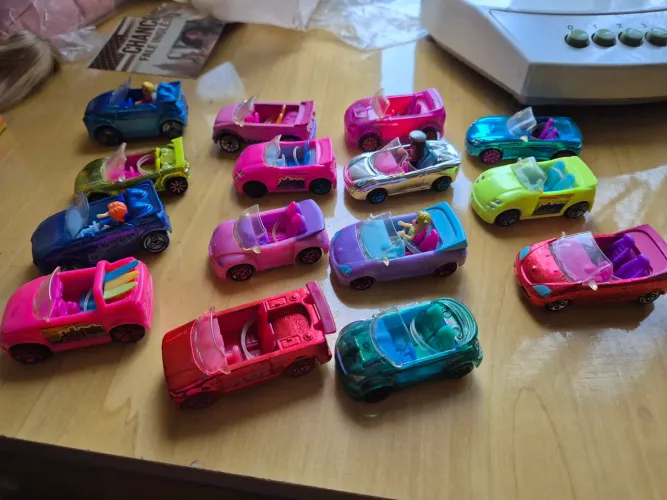 (ler descrição) poly pocket mini carrinhos raridade 2007 lote ou separado