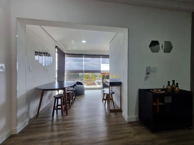 Apartamento Studio Mobiliado com 1 dormitório para alugar, 52 m² por R$ 3.700/mês - Edifíc