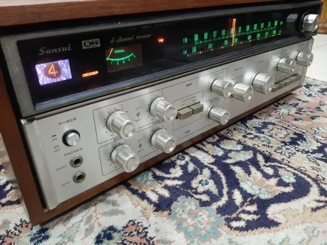 Receiver Sansui - Qrx-3500 - Igual Akai, Pioneer, Marantz, Vintage Jbl Vintage Vitrola