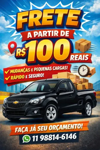 Carreto de móveis, entulhos e outros.