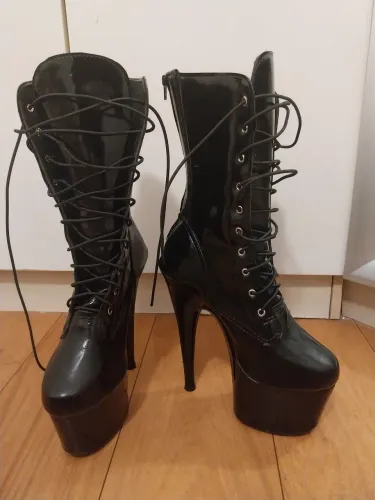 Bota Pole Dance Vinil 36