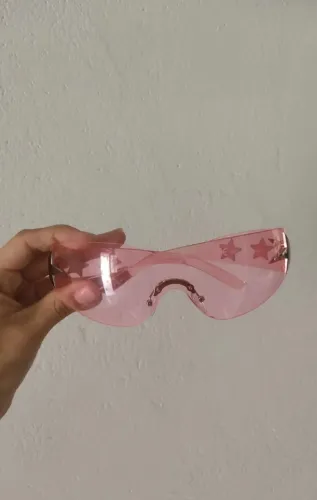 Óculos streetwear rosa