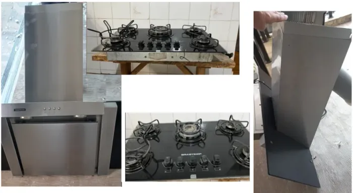 Cooktop com Coifa