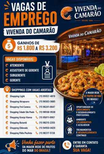 Vaga de emprego 