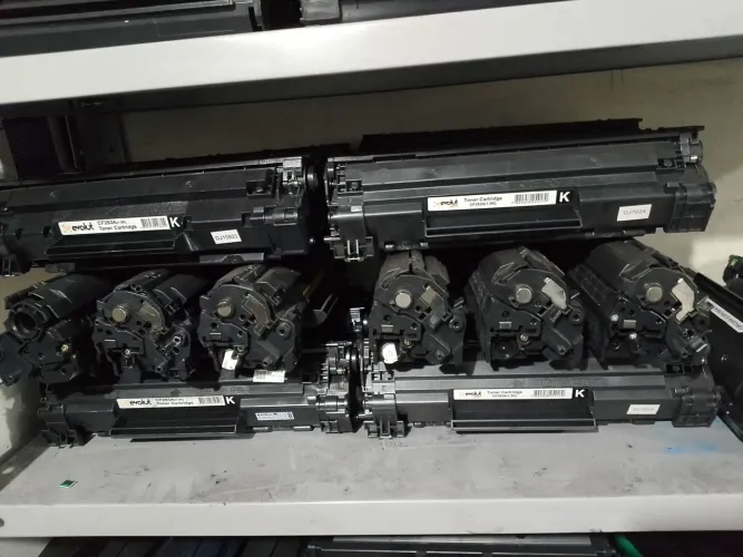 Kit 24 Toners vazios HP 283A para recarga