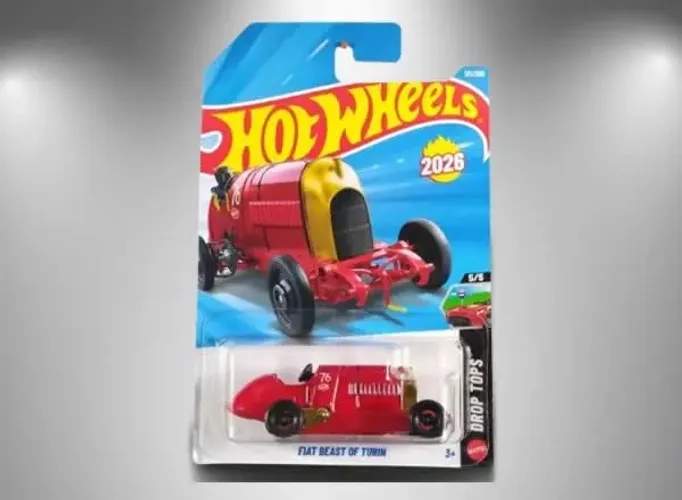 Hot Wheels Fiat Beast of Turin 2026 Lote G JJH48