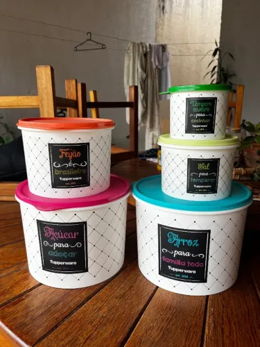 Jogo de condimentos Tupperware