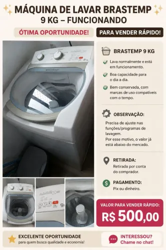 Máquina de lavar