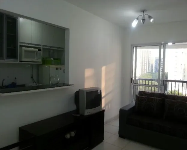 Apto Mobiliado para locação - 2 dorm, 1 vaga , 56m - Lazer academia e piscina