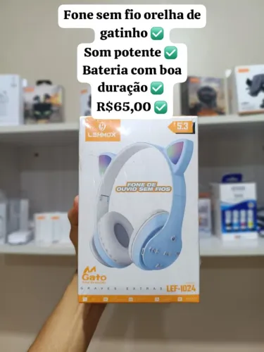 Fone De Ouvido Orelha De Gatinho