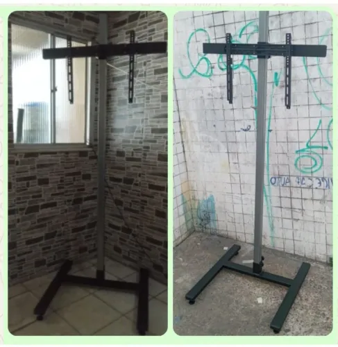 SUPORTE PARA TV REGULÁVEL DE 32 A 75 POLEGADAS P/BAR/POUSADA/HOTEL/EVENTOS 