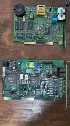 Placas de Fax-modem ISA para computadores antigos - Raridades