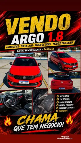 Fiat Argo HGT 1.8 16V Flex Aut. 2018