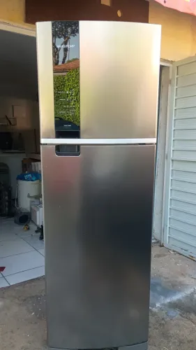 Refrigerador Brastemp Frost Free, Aço inox 