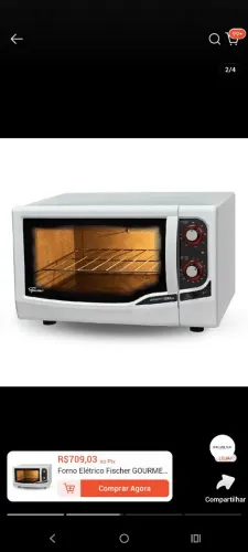 Forno elétrico de mesa