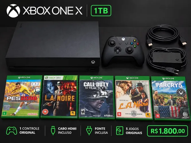 Xbox one x 1tb