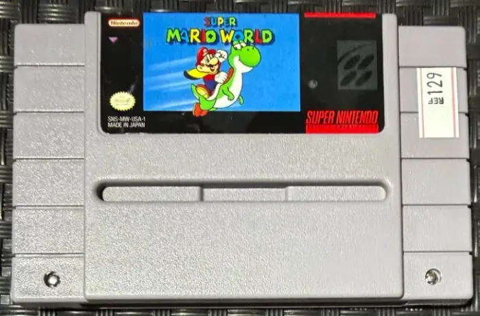 Super Mario World Original SNES Super Nintendo Americano