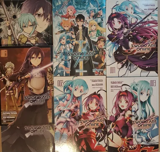 Sword Art Online SAO diversos volumes desapego mangás