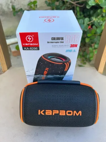 Caixa de Som Bluetooth Kapbom 30W