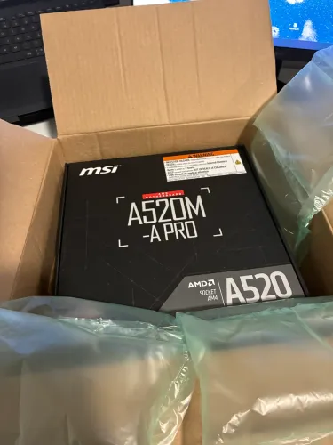 Placa Mãe MSI A520M-A PRO Nova, Lacrada e com Nota Fiscal