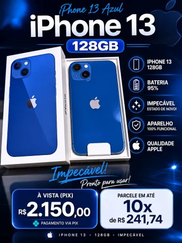 iPhone 13 128gb impecável