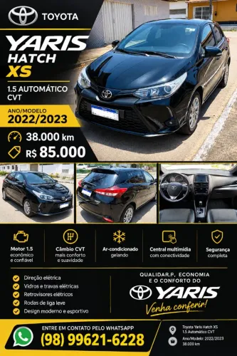 Toyota Yaris XS 1.5 Flex 16V 5P Aut. 2023