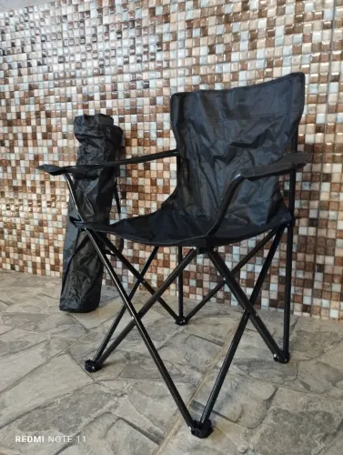 Cadeira dobrável camping com bolsa